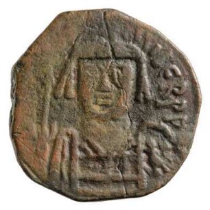 Münze, Halbfollis, 601 / 602
