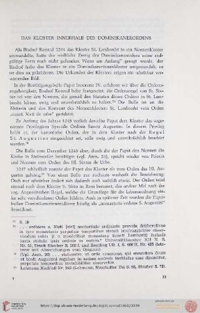 Das Kloster innerhalb des Dominikanerordens