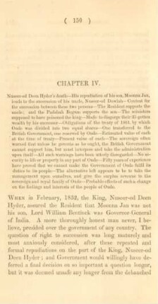 Chapter IV. Nuseer-od Deen Hyder's death...