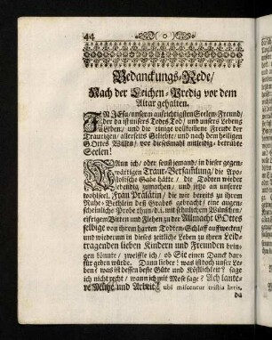 44-50, Bedanckungs-Rede.