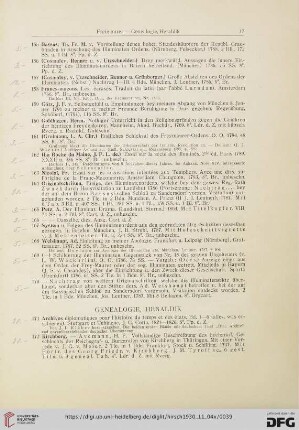 Genealogie, Heraldik (Nr. 171-175)