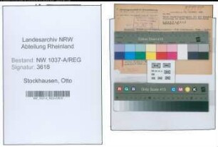 Entnazifizierung Otto Stockhausen , geb. 00.00.0000 (Ingenieur)