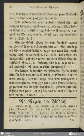 Na Ṅeżelu po Godach