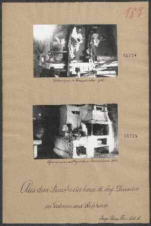 In Galizien und Rußland: Ofen in einem wolhynischen Bauernhaus 1916