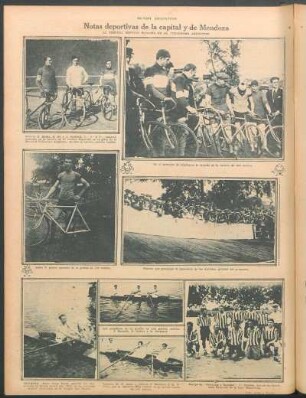 Notas deportivas de la capital y de Mendoza [Fotografías]
