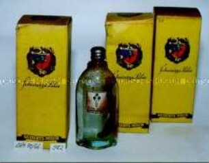 Flaschen "Schwarze Lilie / Gesichtsmilch" in Originalpackung