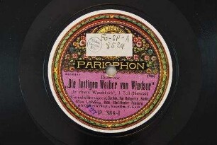 Duett aus "Die lustigen Weiber von Windsor" : "In einem Waschkorb", I. Teil / (Nicolai)