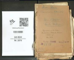 Abrechnung über Requisitionen im Kanton Blankenheim (Ämter und Herrschaften Blankenheim, Junkerath, Dollendorf, Kommern, Harzberg usw.)