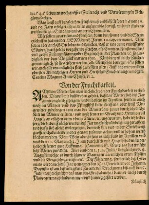 Von der Fruchtbarkeit.