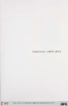 Nekrolog/Obituary