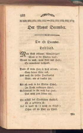 Der Monat December