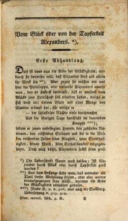 Plutarchs moralisch-philosophische Werke, Dritter Theil