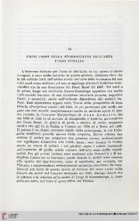 II. Primi passi della storiografia dell’arte fuori d’Italia
