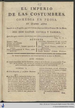 Acto Primero