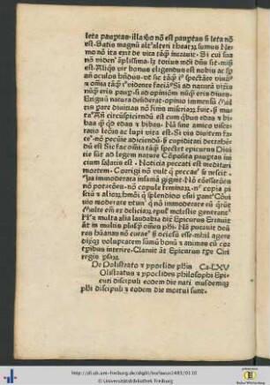 De Polistrato et ypoclide philosophis