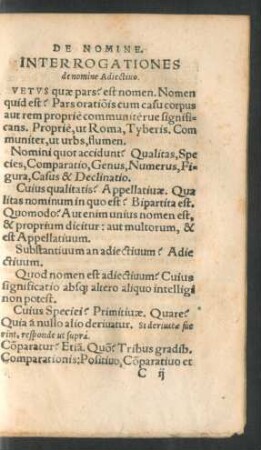 Interrogationes de nomine Adiectivo.