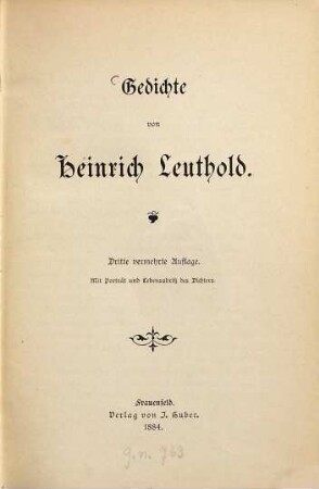 Gedichte