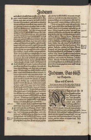 Judicum. Das Buch von den Richtern.