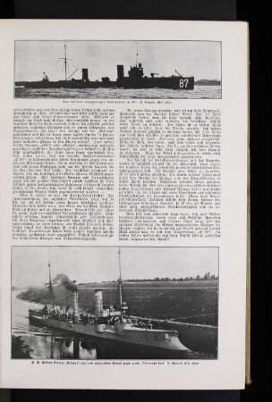Das ehrenvoll untergegangene Torpedoboot "V 187".