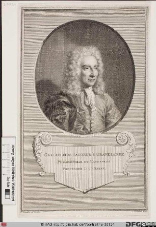 Bildnis Willem Jacob van 's Gravesande