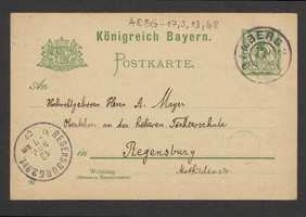 Brief von Georg Fischer an Anton Mayer