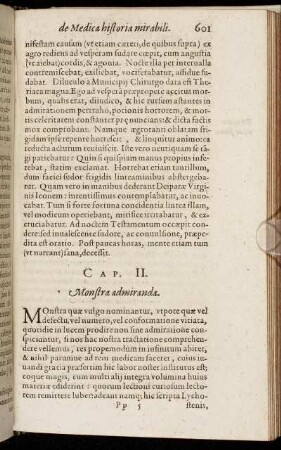 Cap. II. Monstra admiranda.