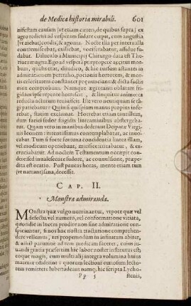 Cap. II. Monstra admiranda.