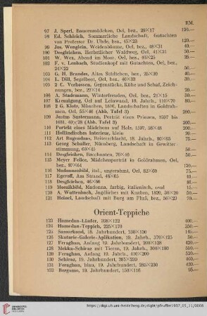 Orient-Teppiche (Nr. 123-161)