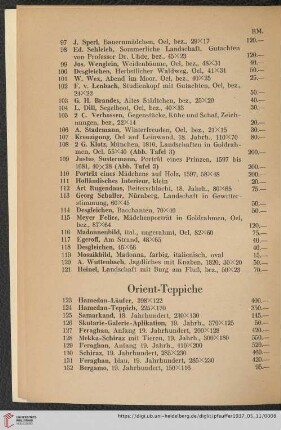Orient-Teppiche (Nr. 123-161)