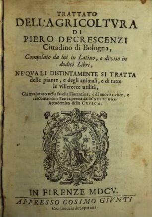 Opera d'Agricoltura