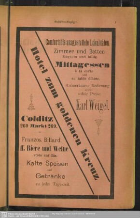 Anzeigen : Geschäfts-Anzeigen