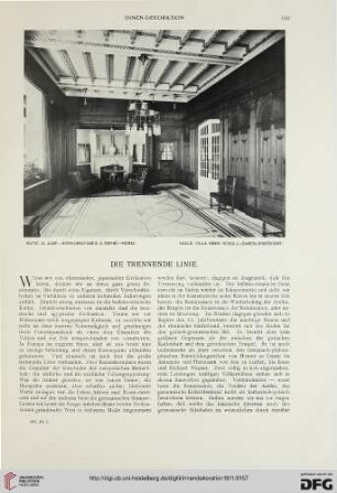 Die trennende Linie