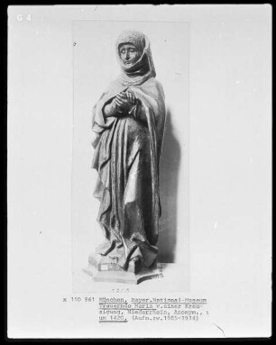Maria von einer Kreuzigungsgruppe