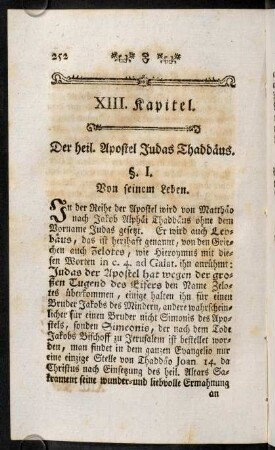 252-258, XIII. Kapitel.