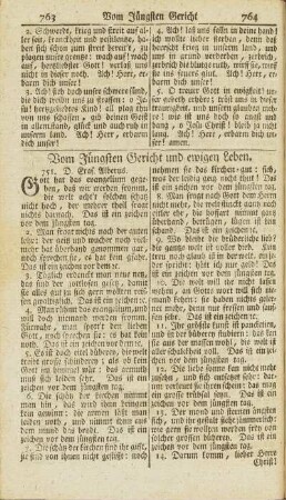 Vom Jüngsten Gericht und ewigen Leben