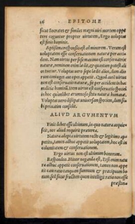 Aliud Argumentum