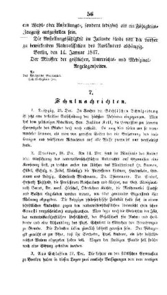 Schulnachrichten