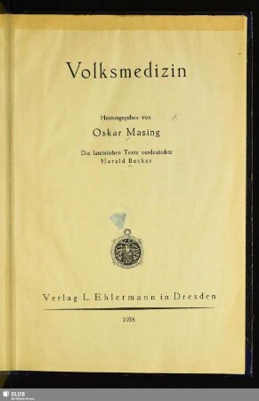 Volksmedizin