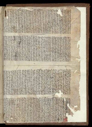 Fragment 2 (Hinterspiegel): [Commentarius in doctrinale Alexandri de Villa Dei]