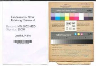 Entnazifizierung Hans Loerke , geb. 03.05.1921 (Arzt)