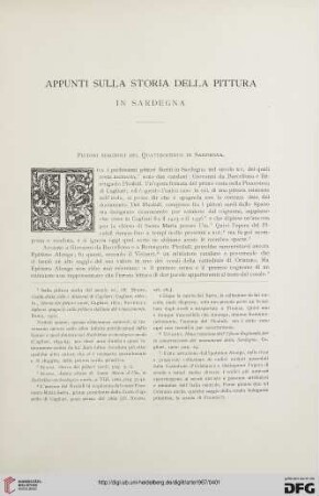 10: Appunti sulla storia della pittura in Sardegna