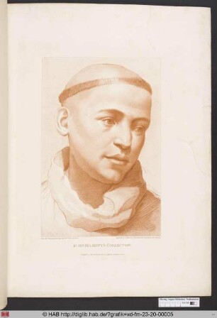 Porträt eines Mönches.