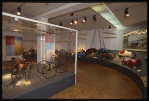 Sonderausstellung zu Tretautos, 2000, Ausstellungsraum
