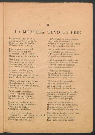 La morocha tuvo un pibe