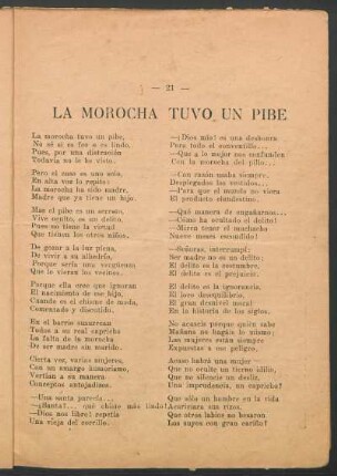 La morocha tuvo un pibe