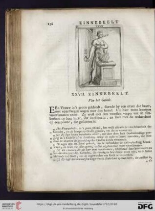 XXVII. Zinnebeelt. Van het Gebedt