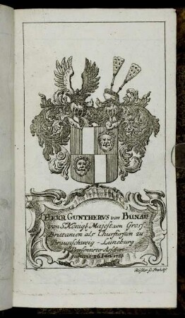 Herr Guntherus von Bunau[...] - Herr Ioh. Christ. Veit, Edler von Tönnemann,[...]