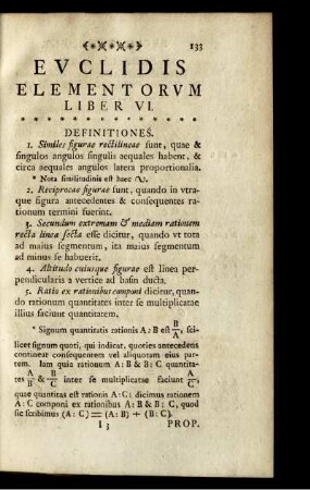 Elementorum Euclidis Liber VI.
