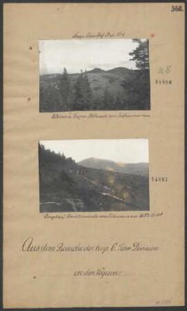 Lingekopf. Schratzmännle vom Eichenrain aus Uo P5. A.33.b