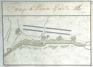 WHK 8 Reichs- und Französischer Krieg von 1688-1697 bis zum Frieden von Ryswick: Feldlager bei Diegem, 27. Mai 1692